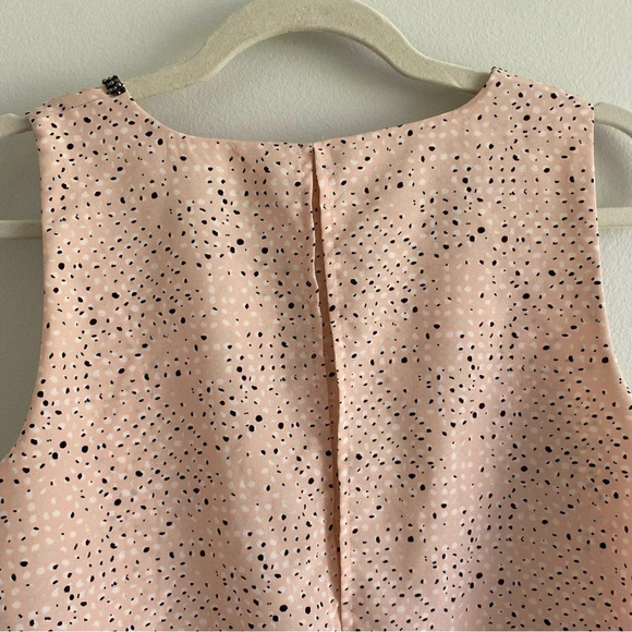 JUICY Couture Flowy, Asymmetrical Pink white and black speckled Tank Top Size S - Picture 6 of 13